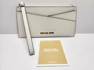 Michael Kors Jet Set Slim Crossover Optic White Womens Wallet 35H1GTVW2L-085 New - Picture 1 of 17