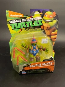 Figura de acción Savage Mikey 2015 Playmates TMNT - Imagen 1 de 6