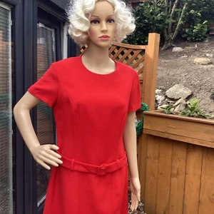 Ladies Dress By Kenzo Gorgeous Red - Picture 1 of 24