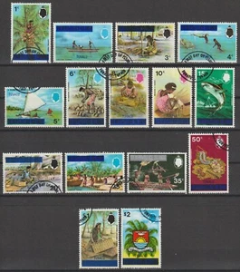 TUVALU 1976 SG 5/7 + 14/25 USED - Picture 1 of 1