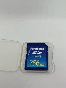 Panasonic 256mb Class 2 SD Card W/ Case - Picture 1 of 3