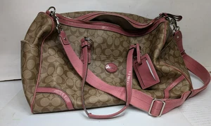 Bolso de mano grande vintage COACH Travelers con correas y etiqueta de identificación mucho almacenamiento - Imagen 1 de 16