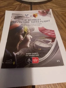 Crystal Palace V Watford F.A. Cup.Semi-Final .Wembley Programme 2016 - Picture 1 of 2