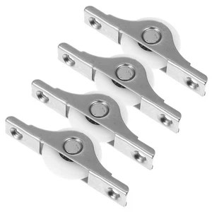 4 Stück Scheunentorrollen Schiebetürrolle Rad Laufrad Schrankboden - Bild 1 von 12