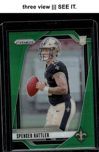 π’π
π² πππππ SPENCER RATTLER 2024 Panini Prizm Green RC #388 Saints QB! - Picture 1 of 6