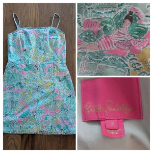 Vestido corto Lilly Pulitzer Jesse Pop Up In The Beginning talla 6 - Imagen 1 de 5