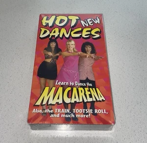Hot New Dances 1996 VHS Cole Media NEW SEALED Macarena, Train, Tootsie Roll *pic - Picture 1 of 6
