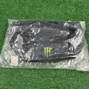 Monster Energy Black Fanny Pack Waist Bum Bag Multi Zipper Pockets New Promo - Picture 1 of 7