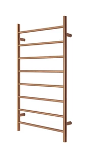 Premium Brushed Rose Gold Towel Rack - 8 Bars, Round Design, AU Standard, - Picture 1 of 1