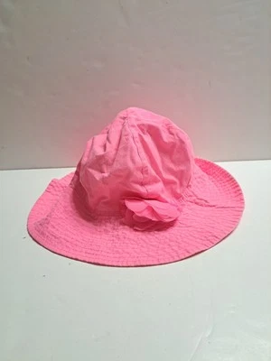 Carters Hot Pink Sun Hat Size 4-6 - Image 1 of 4