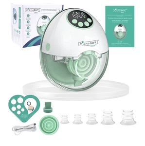 Mamashy Tiralatte Elettrico Indossabile con Guida Vocale in Italiano Tira Latte - Foto 1 di 7