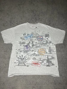 Disney Park Shirt Mens XL Gray Magic Kingdom Epcot Animal Kingdom 2018 - Picture 1 of 5