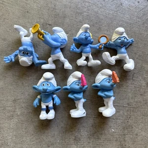 Smurfs McDonald’s Happy Meal Toys 2011 2013 Lot of 7 - Picture 1 of 1