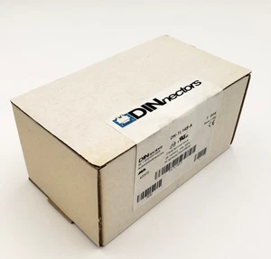 New Box of 25 DINnectors DN-TL14S-A Terminal Block 3-Circuit 26-14AWG 10A 300V - Picture 1 of 9