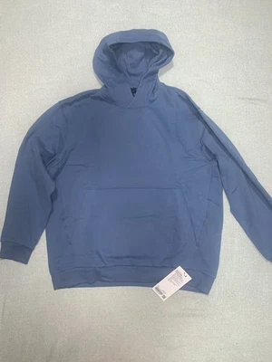 Lululemon Nuevo con Etiquetas Steady State Pullover Sudadera con Capucha Denim Lavado Talla XL Foto 1 de 4