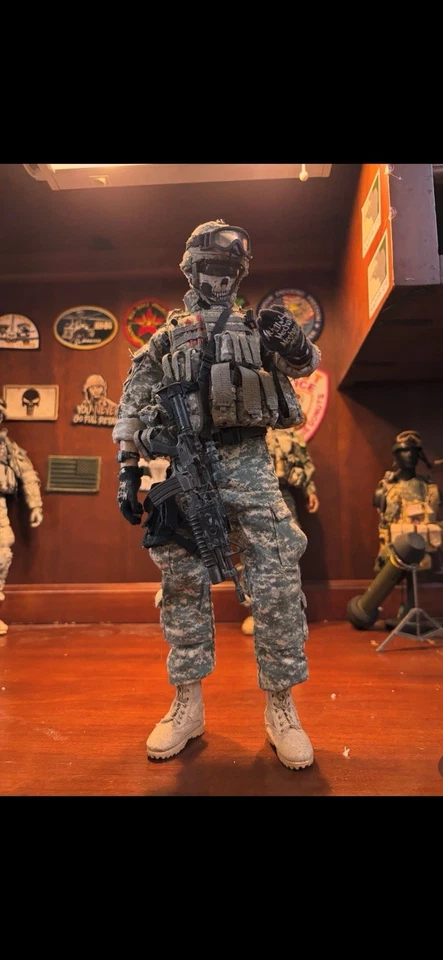 1/6 US ARMY RANGER KITBASH DAMTOYS EASY SIMPLE CUSTOM MADE - Image 1 of 1