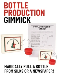 SCHEINBARE FLASCHENPRODUKTION GIMMICK Seide Zaubertrick Bier Kunststoff Kappe Schleife Soda - Bild 1 von 13