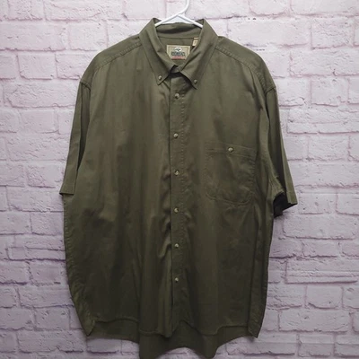 Red Head Big & Tall Button Down Shirt Men's Large (~3XL) Baggy Casual Outdoor - Image 1 of 4