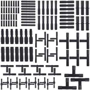 115Pcs Universal Vacuum Line Fittings Kit - 12 Size Hose Connectors Assortment - Picture 1 of 6
