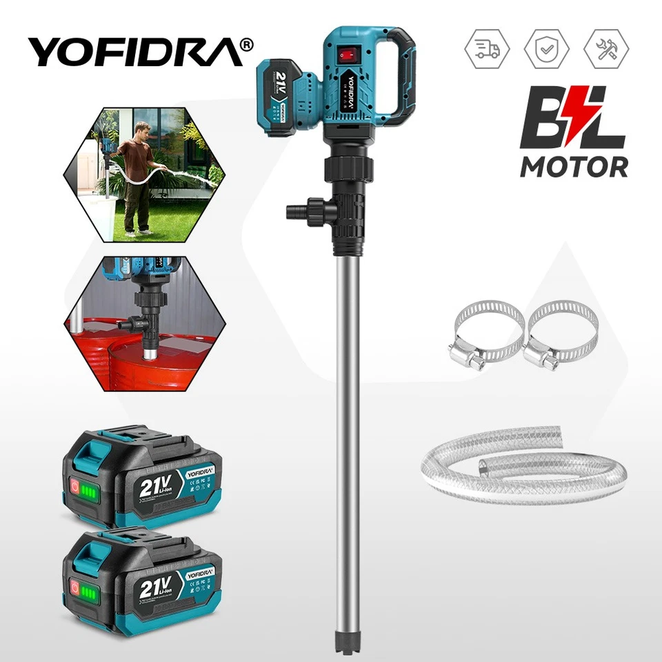 Für Makita 18V Akku Fasspumpe Regenfasspumpe Elektrisch Öl Pumpe Wasserpumpe  - Bild 1 von 4