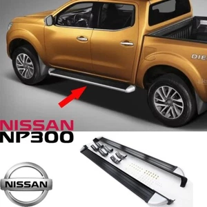 ALUMINIUM SIDE STEPS RUNNING BOARDS FOR NISSAN NAVARA D23 NP300 2014-2023 - Picture 1 of 24