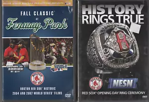 BOSTON REX SOX 4 DVD'S THE MOVIE, THE STORY, HISTORY RINGS TRUE, FALL CLASSIC - Imagen 1 de 4