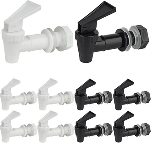 10 Sets Replacement Cooler Faucet, Reusable Plastic Spigot for Beverage Dispense - Picture 1 of 7