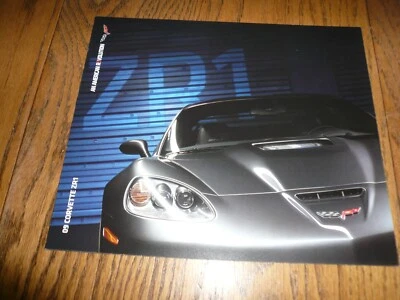 Folleto/póster Corvette ZR1 2009 Salesman Sales Showroom - De colección Foto 1 de 4