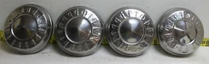 Used OEM Mopar Set 10" Dog Dish Hub Caps 1962 Plymouth Belvedere Polara (DD70) - Picture 1 of 8
