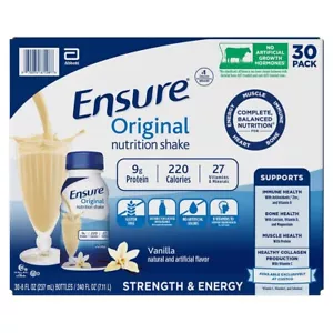 Ensure Original Nutrition Vanilla Shake 8 fl. oz., 30-pack - Picture 1 of 5