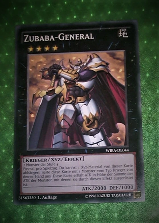 Yu-Gi-Oh WIRA, Zubaba-General "near mint",Common, NEU 1. Auflage - Bild 1 von 1