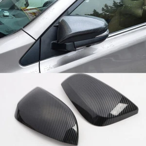 Door Side Rearview Mirror Cover Trim for 4runner SUV 2017+ Carbon Fiber A - Picture 1 of 7