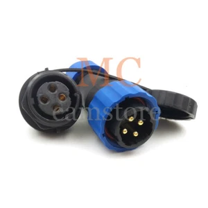 SD20 4Pin 25A Waterproof Electrical Wire Cable Connector Plug and Socket IP67 - Picture 1 of 9