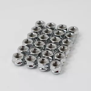 24 Wheel spacer nuts shallow Slimline 12x1.25 thread open end fits Nissan Subaru - Picture 1 of 2