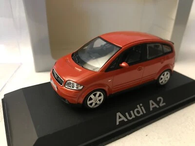 Audi A2 rouge Jaipurrot - 1/43 Minichamps - Photo 1/4