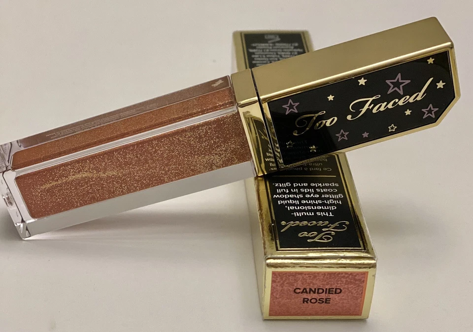 Too Faced Twinkle Twinkle Liquid Glitter Eye Shadow Shade Candied Rose 6g