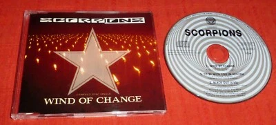 SCORPIONS 3 TRACK CD SINGLE - WIND OF CHANGE - 1991 UK ISSUE ON VERTIGO - Image 1 of 2