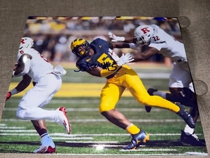 Josiah Stewart signed j MICHIGAN WOLVERINES FOOTBALL 8x10 photo go blue big10 - Afbeelding 1 van 1