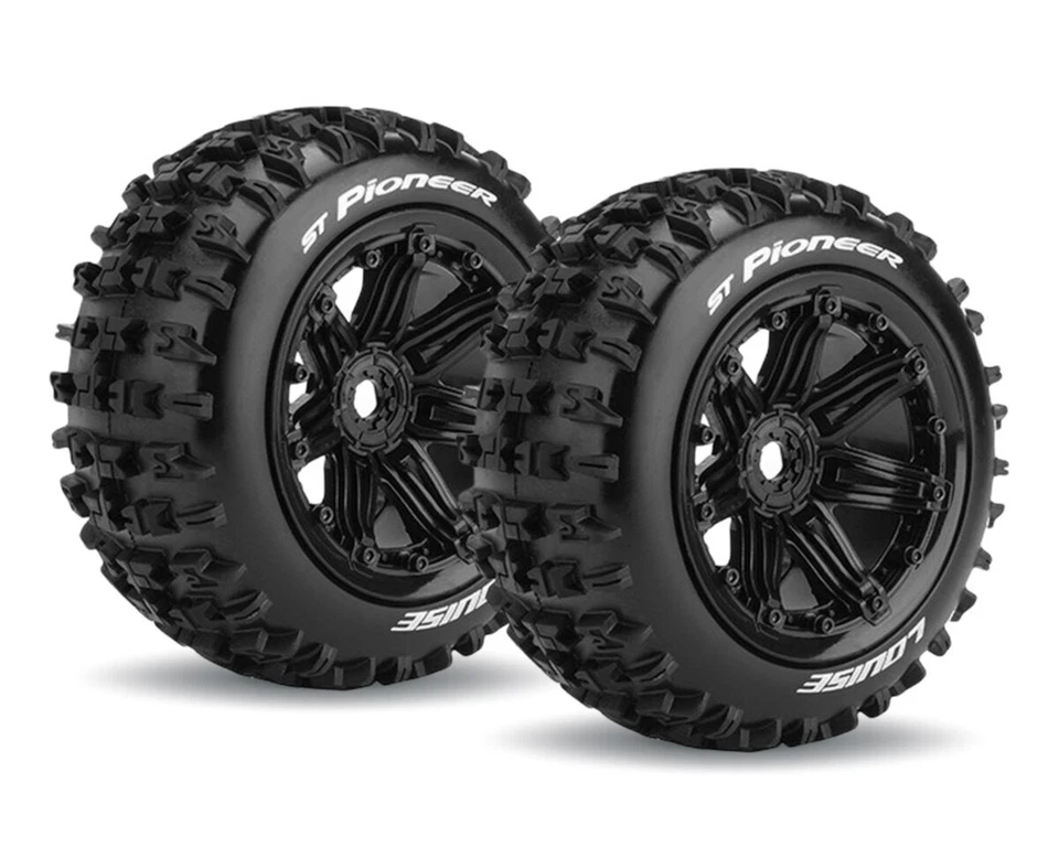 LOUISE ST-PIONEER Reifen Sport Compound Felge schwarz TRX 17mm LOUT3287B E-Revo  - Bild 1 von 1