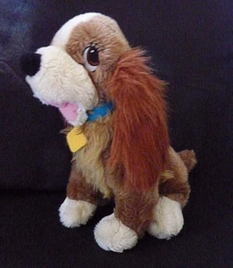 Dama y el vagabundo peluche peluche Disney Store perro muñeca 13" - Imagen 1 de 8