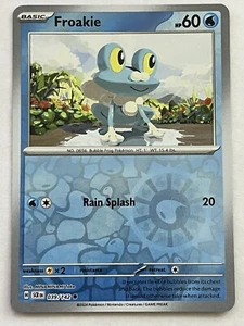 Froakie 039/142 Reverse Holo Corona Stellare Pokémon TCG - Foto 1 di 4