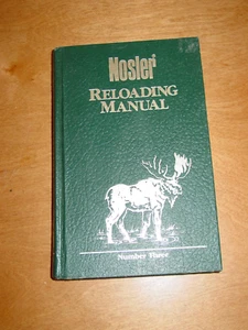 Nosler Reloading Manual Number Three 3 Hard Cover 1989 - Picture 1 of 1