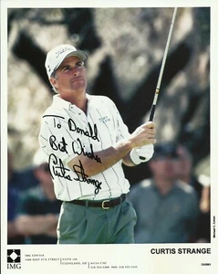 Curtis Strange - PGA Golf Original Autograph 8x10 Signed Photo - Picture 1 of 1