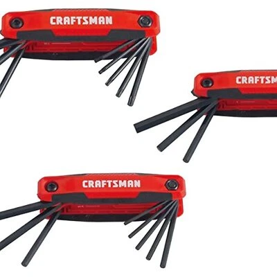 CRAFTSMAN Hex Key Set, 25-Key, 3-Pack, Folding (CMHT26004) - Image 1 of 2