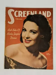 ScreenLand-Linda Darnell-Frank Sinatra-Shirley Temple-Clark Gable-Feb-1950 - Picture 1 of 4