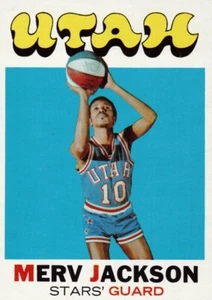 1971 Topps Basketballkarte #154 Merv Jackson - Bild 1 von 2