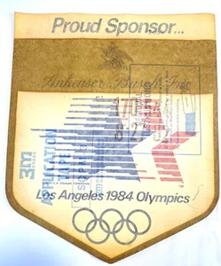 Vintage 1984 RARE Anheuser Busch Los Angeles Olympics 10" x 13" Sticker Nice! - Picture 1 of 4