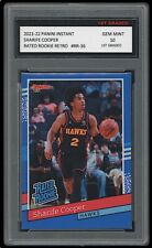 SHARIFE COOPER 2021-22 PANINI INSTANT RATED RETRO 1ST GRADED 10 ROOKIE CARD RC