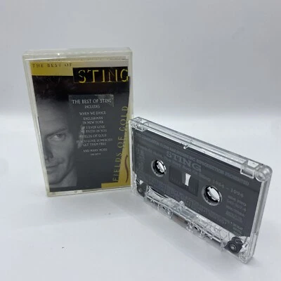 FIELDS OF GOLD, THE VERY BEST OF STING 1984 - 1994 Cassette Tape With Rare Hype - Image 1 of 4