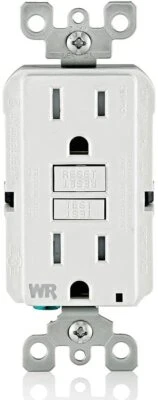 LEVITON GFWR1-W 15A-20A 125V SMARTLOCK PRO WR SELF TEST GFCI OUTLET *UCC - Image 1 of 2